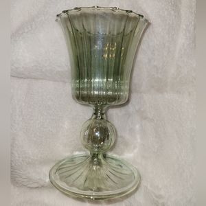 Mid Century Venetian Glass Candle Holder